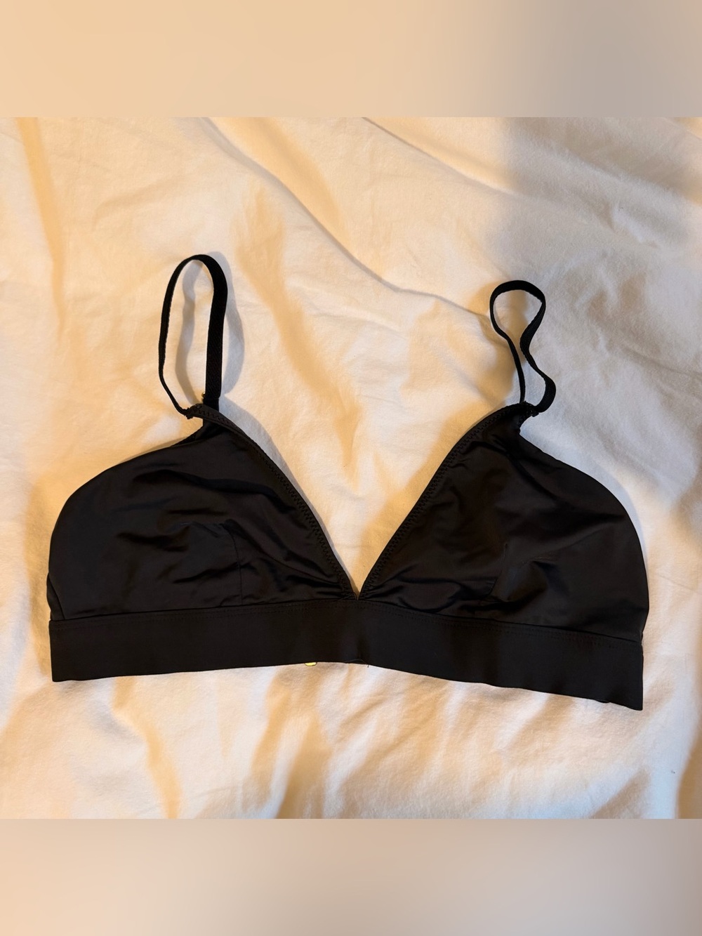 Forever 21 Black Triangle Bikini Top